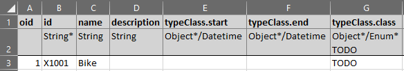 Excel example