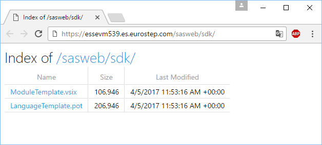 Add SDK to ShareAspace URL