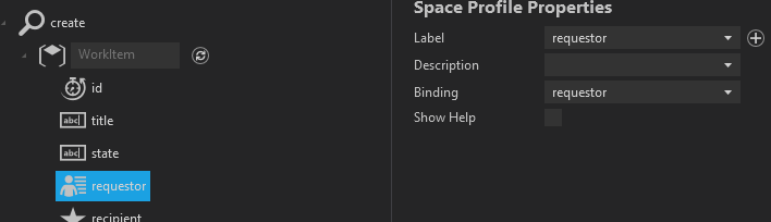 add space profile