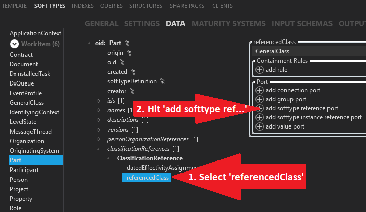 add SoftType reference port