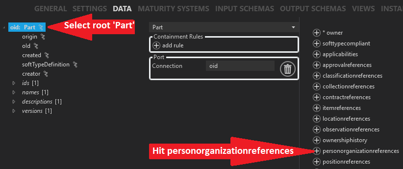 add personOrganizationReferences
