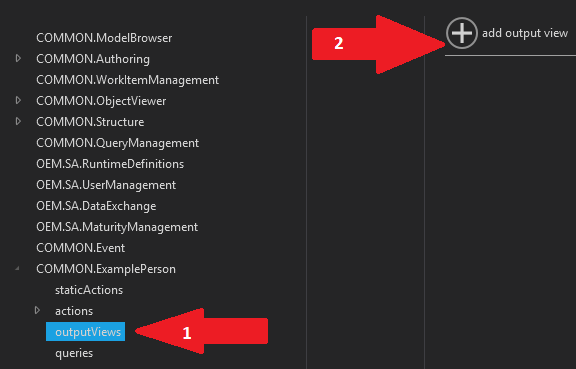 add output