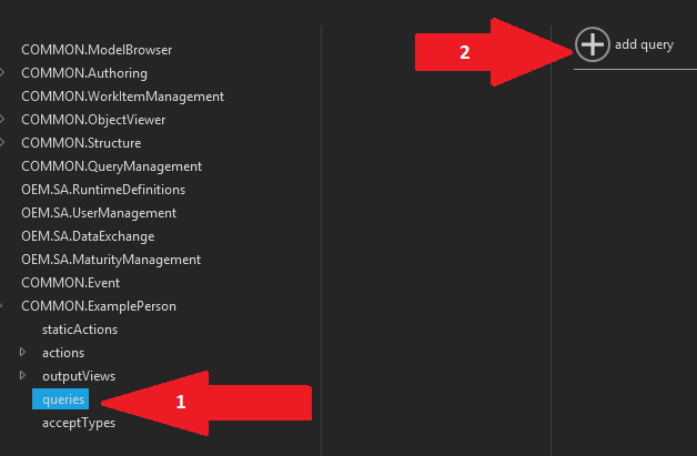add query