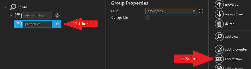 add weight text box