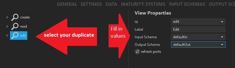 fill edit Views