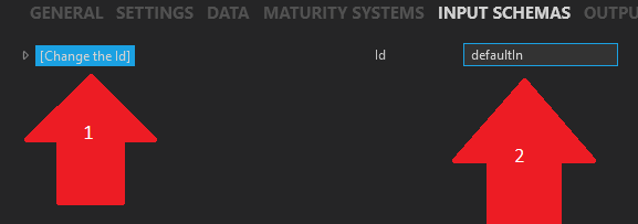 Name INPUT SCHEMA