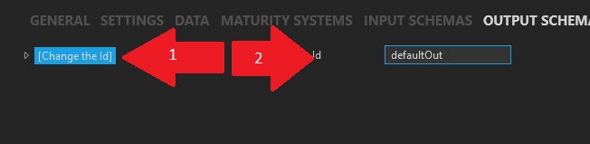Name OUTPUT SCHEMA