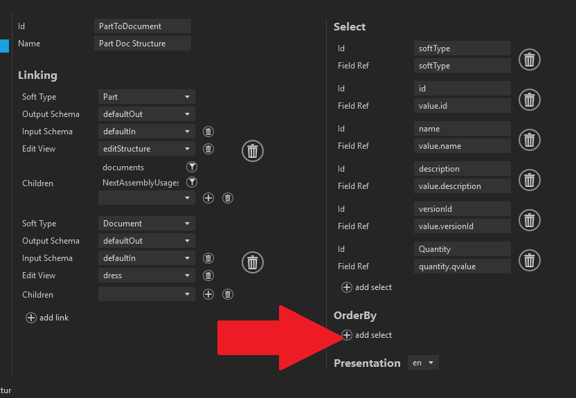 add structure