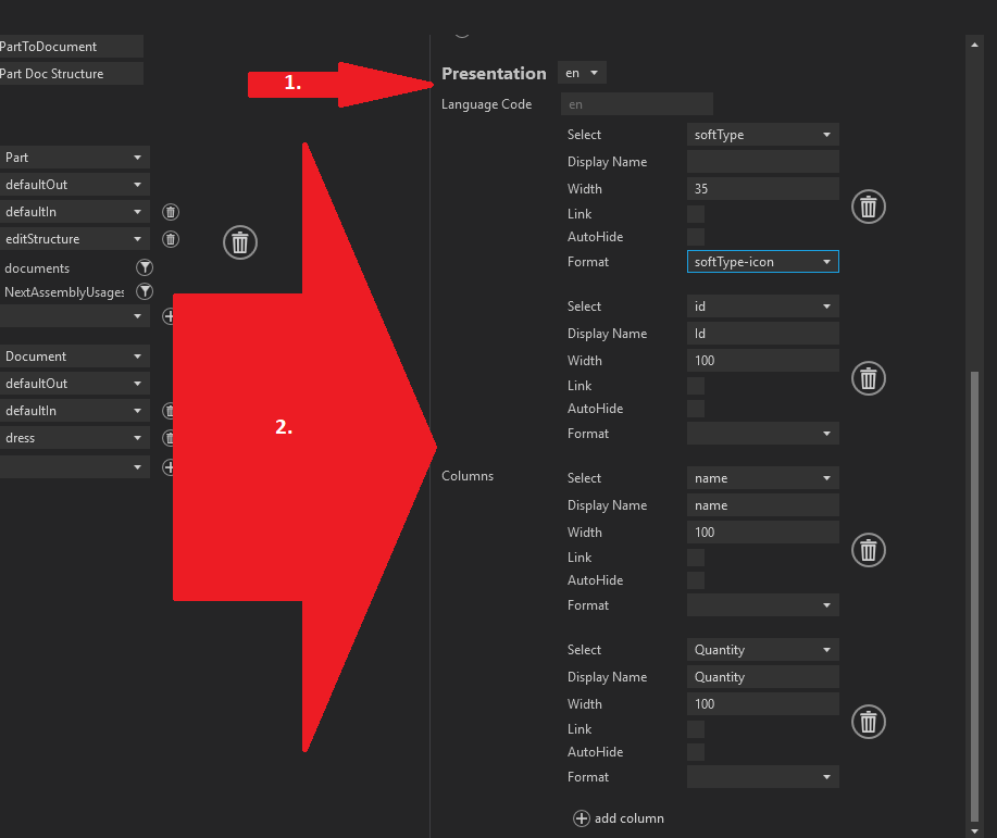 add structure