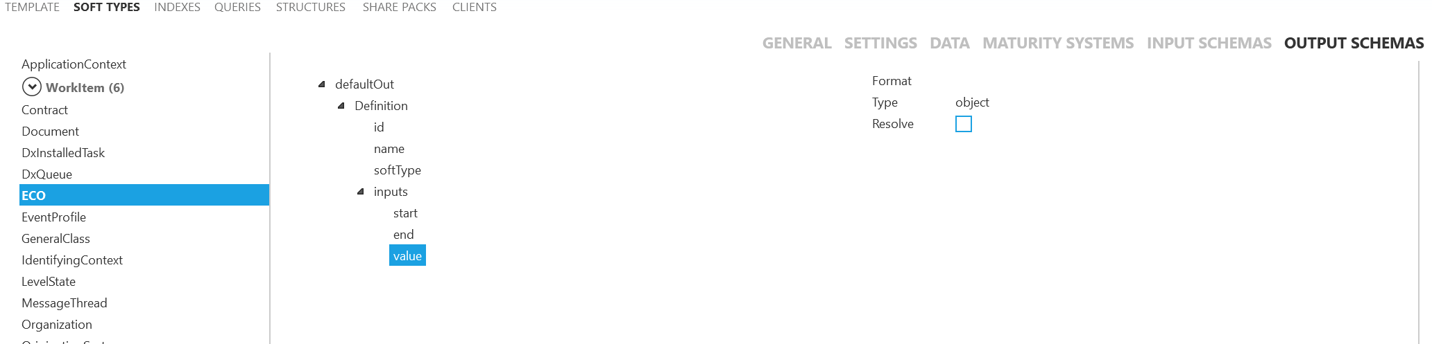 ECO Output Schema