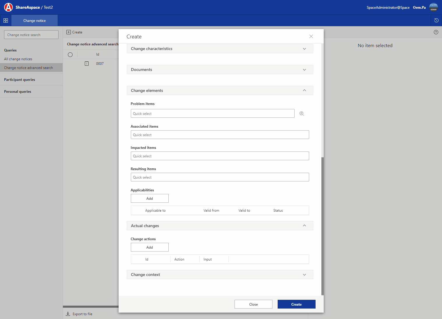 Advanced select control