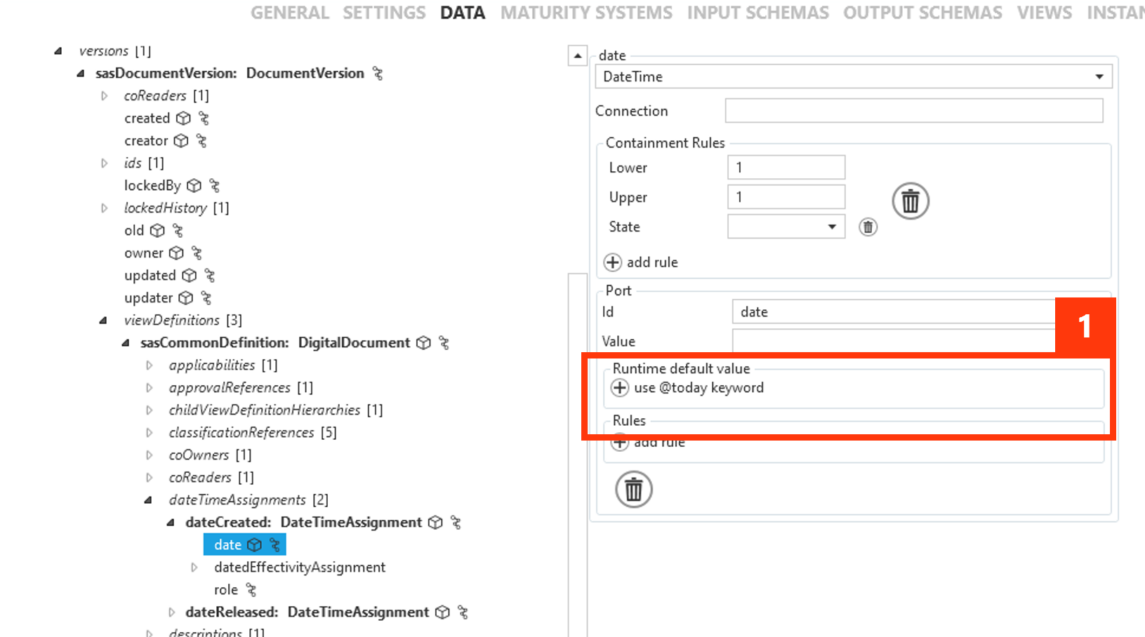 Date default value