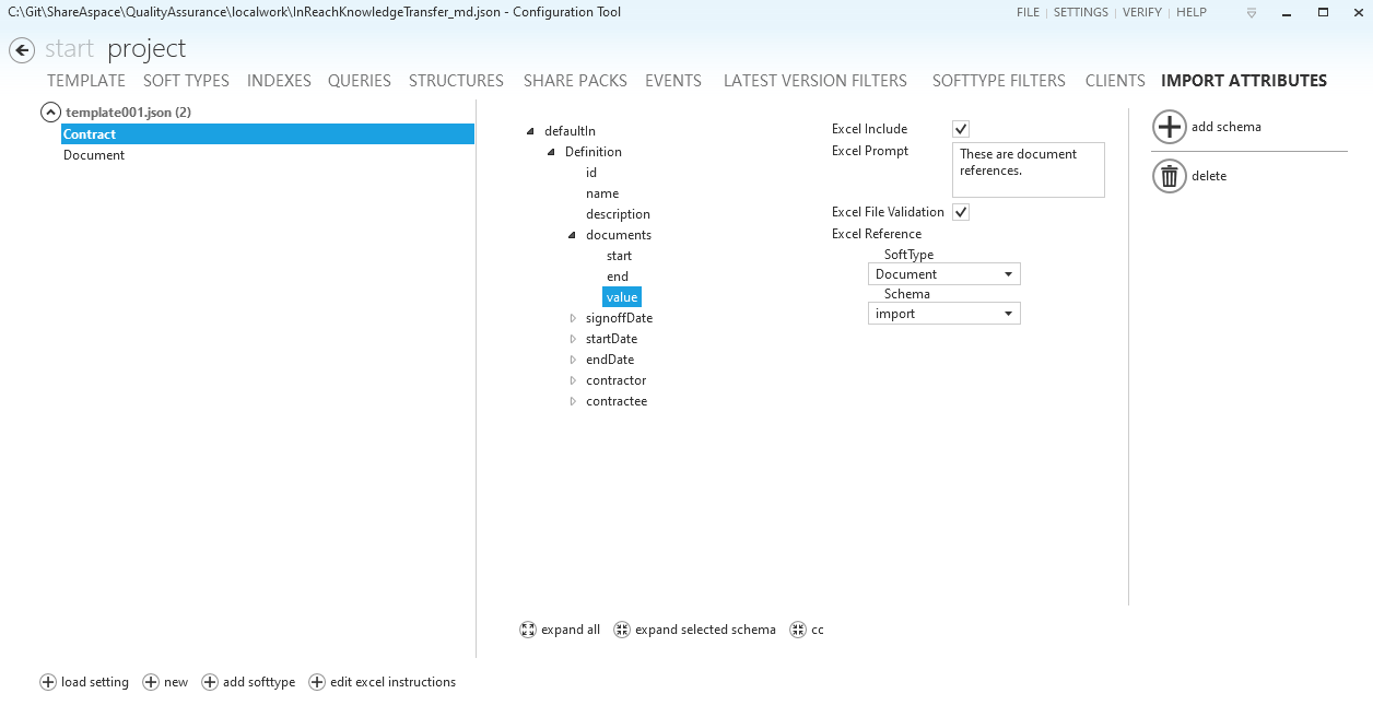 Excel include