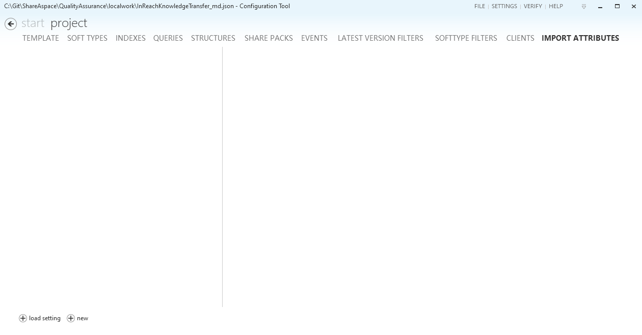 Import attributes