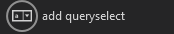 add queryselect