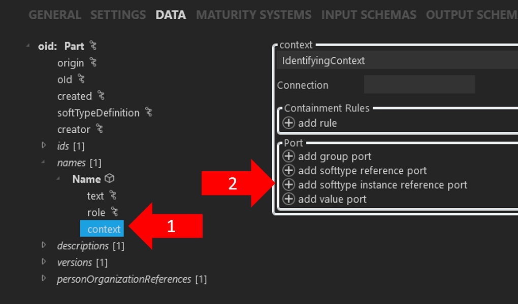 add SoftType instance reference port