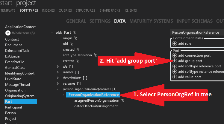 add group port