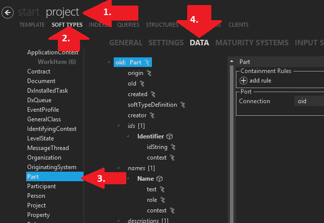 Data section