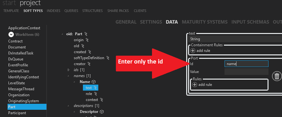 Value Port example