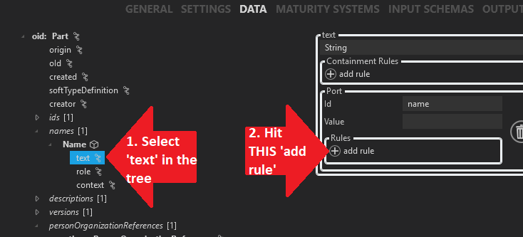 add String rules