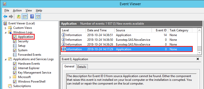 Object Logs Location