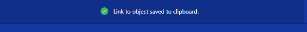 Link saved to clipboard